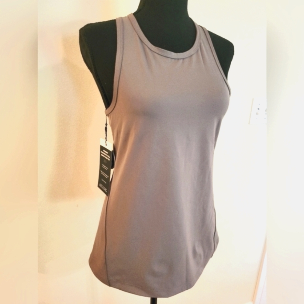 Women's Gray Performance Running Tank Top (Size Large)‎